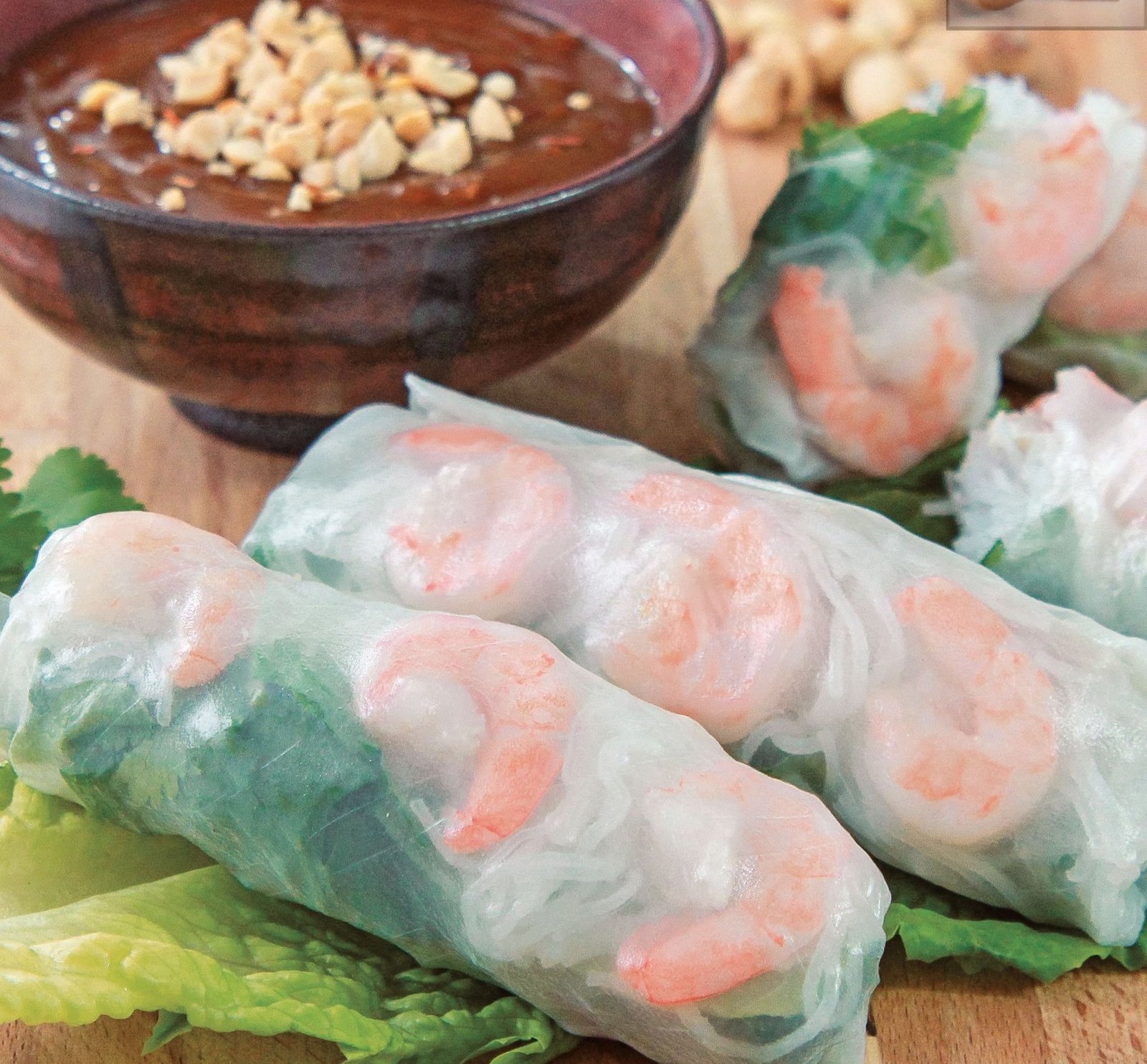 Fresh Shrimp Salad Rolls